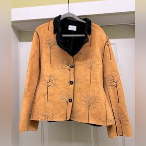 Robert Kitchen (Canada) Faux Suede Jacket Size L